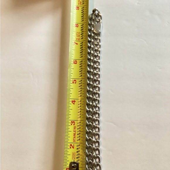 VTG Stamped Sterling Silver 925 - ITALY Curb Link Chain 18" Necklace - Picture 4 of 9